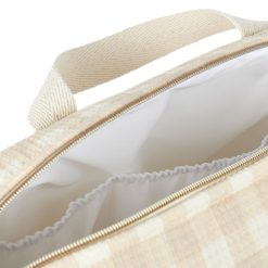 Nobodinoz Sac A Langer | Sac A Langer Gala - Ivory Checks