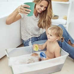 Stokke Baignoire | Baignoire Pliable Flexi Bath X-Large - Vert Transparent