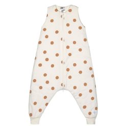 LÄSSIG Gigoteuse | Combinaison Pour Dormir Big Dots Blanc Casse - 2/3 Ans