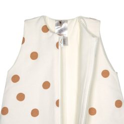 LÄSSIG Gigoteuse | Combinaison Pour Dormir Big Dots Blanc Casse - 2/3 Ans