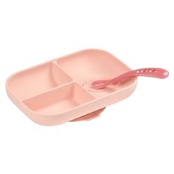 BÉABA Repas | Set Repas Compartimente Avec Ventouse - Pink