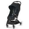 Cybex Poussette Compacte | Poussette De Voyage Ultra-Compacte Orfeo Chassis Black - Magic Black