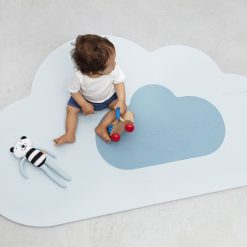 Quutopia Tapis D'Eveil | Tapis Nuage Petit Modele - Bleu Ciel