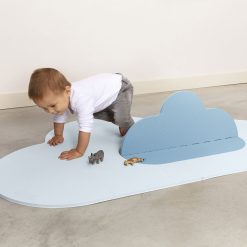 Quutopia Tapis D'Eveil | Tapis Nuage Petit Modele - Bleu Ciel