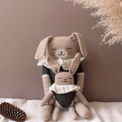 Main Sauvage Doudou | Doudou Lapin - Maillot Noir