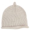 Babyshower Accessoires Bebe | Bonnet De Naissance Tricot Beige - 0/1 Mois