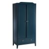 Maison Charlotte Meuble Bebe | Armoire 2 Portes Opera - Bleu Prestige