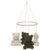 Jollein Mobile | Mobile Teddy Bear - Leaf Green & Naturel