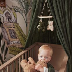 Jollein Mobile | Mobile Teddy Bear - Leaf Green & Naturel