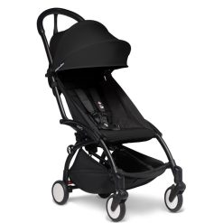 BABYZEN Poussette Compacte | Poussette Compacte Yoyo 6+ Chassis Noir - Noir