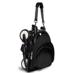 BABYZEN Poussette Compacte | Poussette Compacte Yoyo 6+ Chassis Noir - Noir