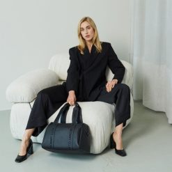 Childhome Sac A Langer | Mommy Club Signature - Cuir Vegan Noir