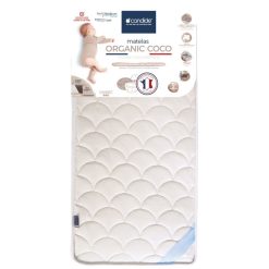 Candide Literie Bebe | Matelas Organic Coco - 70 X 140 Cm