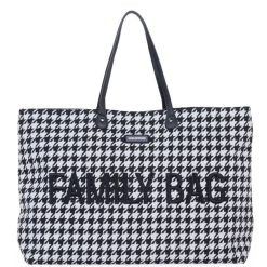 Childhome Sac A Langer | Family Bag - Pied De Poule Noir