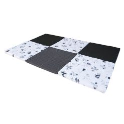 Candide Tapis D'Eveil | Tapis De Motricite Xl - Noir Et Blanc