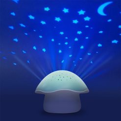 Pabobo Veilleuse & Luminaire | Projecteur D'Etoiles Champignon - Bleu