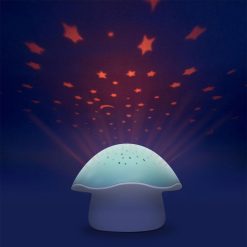 Pabobo Veilleuse & Luminaire | Projecteur D'Etoiles Champignon - Bleu