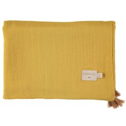 Nobodinoz Literie Bebe | Couverture D'Ete Treasure - Farniente Yellow