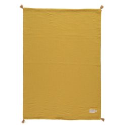 Nobodinoz Literie Bebe | Couverture D'Ete Treasure - Farniente Yellow