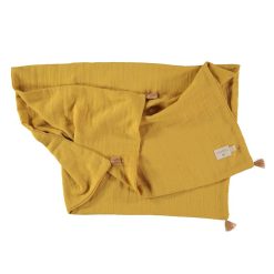 Nobodinoz Literie Bebe | Couverture D'Ete Treasure - Farniente Yellow