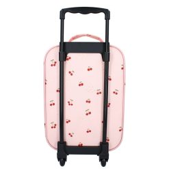 Kidzroom Bagagerie Enfant | Valise A Roulettes Current Legend - Cerises Rose