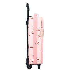 Kidzroom Bagagerie Enfant | Valise A Roulettes Current Legend - Cerises Rose