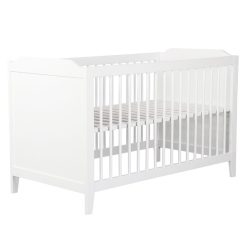 Maison Charlotte Meuble Bebe | Lit Bebe Evolutif Opera Blanc - 70 X 140 Cm