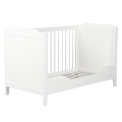 Maison Charlotte Meuble Bebe | Lit Bebe Evolutif Opera Blanc - 70 X 140 Cm