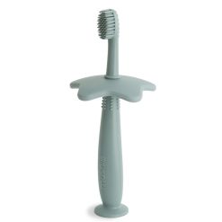 mushie Hygiene & Soin | Brosse A Dents Fleur - Cambridge Blue