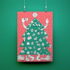 Omy Loisirs Creatifs | Poster Geant A Colorier Et Stickers - Sapin Geant