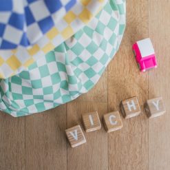 Play&Go Rangement | Sac A Jouets - Vichy Green