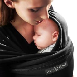 Love Radius Porte Bebe | Echarpe De Portage L'Originale - Noir