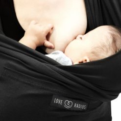 Love Radius Porte Bebe | Echarpe De Portage L'Originale - Noir