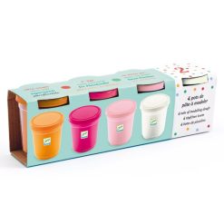 Djeco Loisirs Creatifs | Lot De 4 Pots De Pate A Modeler - Sweet