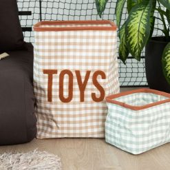 Childhome Rangement | Panier - Vichy Nude