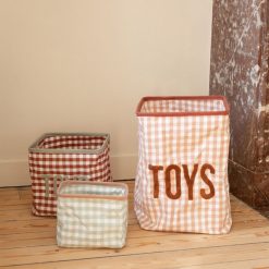 Childhome Rangement | Panier - Vichy Nude