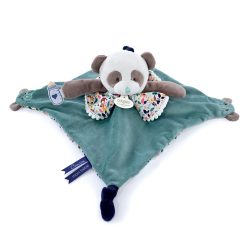 Doudou et Compagnie Doudou | Doudou Panda Vert Avec Marionnettes A Doigt Les Petits Futes