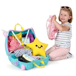 Trunki Bagagerie Enfant | Valise Ride-On - Licorne Una