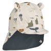 Liewood Accessoires Bebe | Chapeau Reversible Gorm Sea Creature Sandy - 9/12 Mois