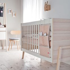 Vox Meubles Meuble Bebe | Lit Bebe Evolutif Spot Blanc - 70 X 140 Cm