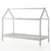 VIPACK Meuble Bebe | Lit Cabane Dallas Avec Tiroir Blanc - 90 X 200 Cm