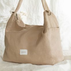 Nobodinoz Sac A Langer | Sac A Langer Lin Francais - Sand