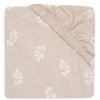 Jollein Literie Bebe | Drap Housse Berceau Twig Wild Rose - 40/50 X 80/90 Cm