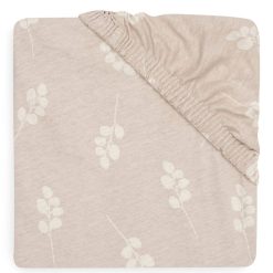 Jollein Literie Bebe | Drap Housse Berceau Twig Wild Rose - 40/50 X 80/90 Cm