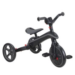 Globber Trotteur & Porteur | Tricycle Evolutif Trike Explorer Foldable 4-En-1 - Gris