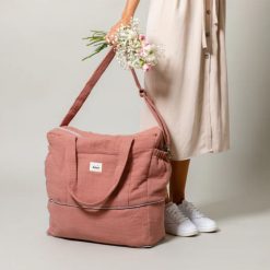 BEBEL Sac A Langer | Sac A Langer Effet Lin 24/48H - Terracotta