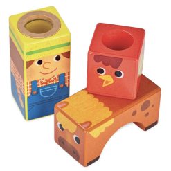 Vilac Mes Premiers Jouets | Cubes Animaux De La Ferme