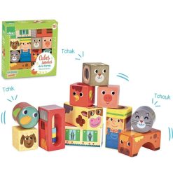 Vilac Mes Premiers Jouets | Cubes Animaux De La Ferme