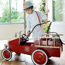 Baghera Trotteur & Porteur | Voiture A Pedales Camion De Pompier - Rouge