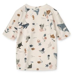 Liewood Accessoires Bebe | Tee-Shirt Noah Sea Creature Sandy - 6/9 Mois